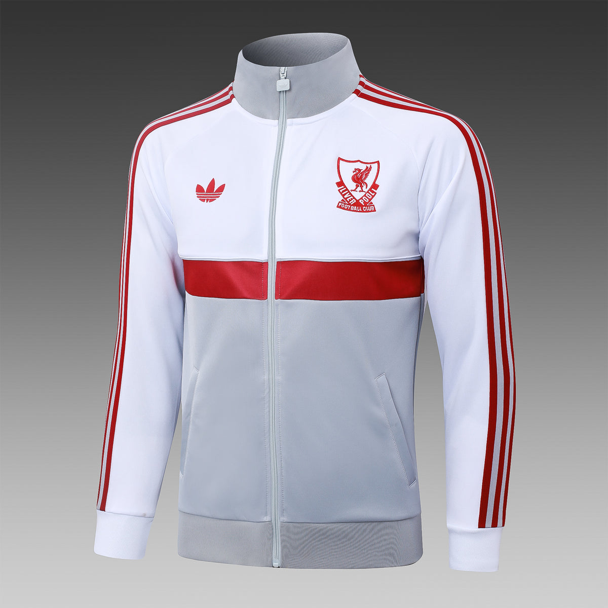 Liverpool FC 2026/27 White Grey Originals Tracksuit  | Adult + Kids Sizes