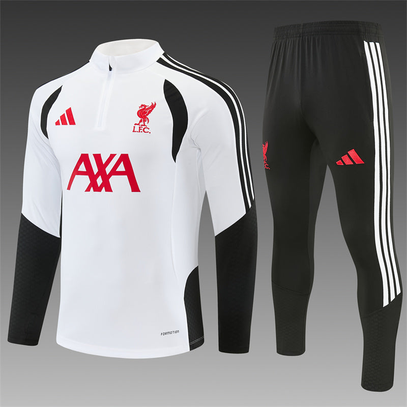 Liverpool FC 2026/27 White ¼  Zip Training Set | Adult + Kids Sizes