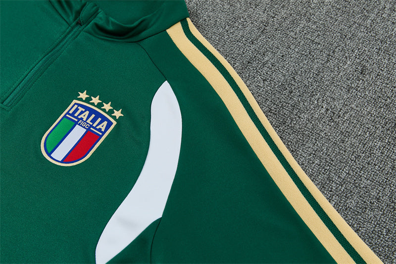 Italy 2026/27 Green ¼  Zip Training Set | Adult + Kids Sizes