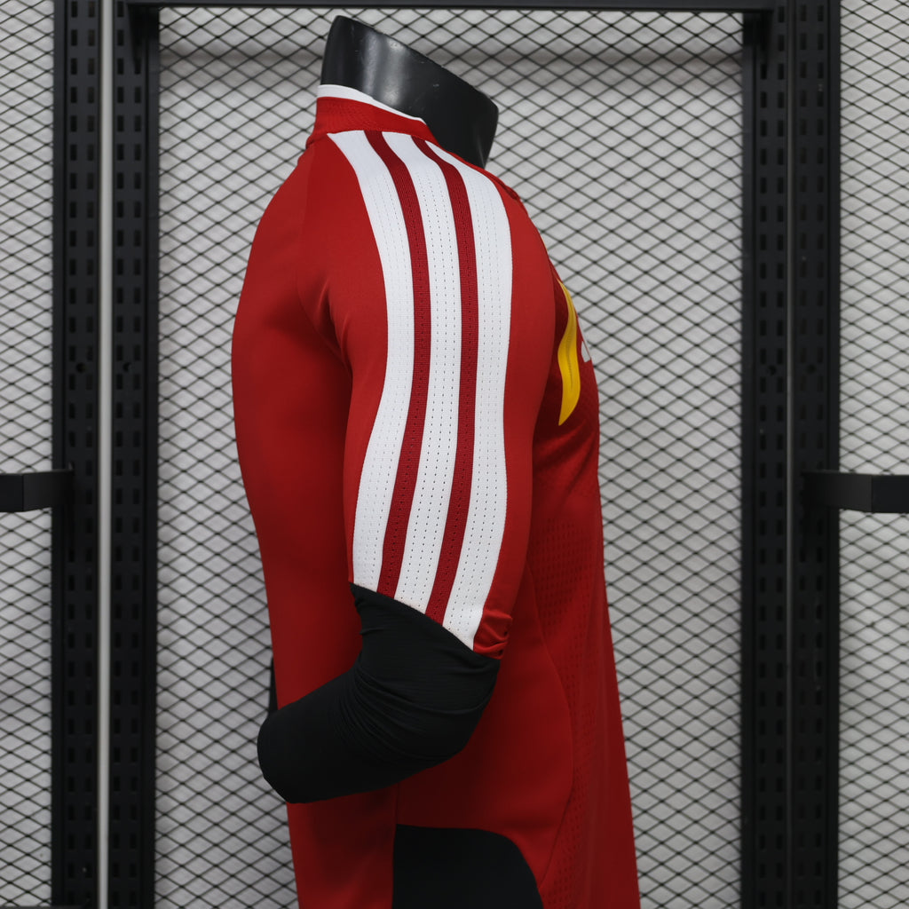 Germany 2026 Red ¼  Zip Player Version Training Top