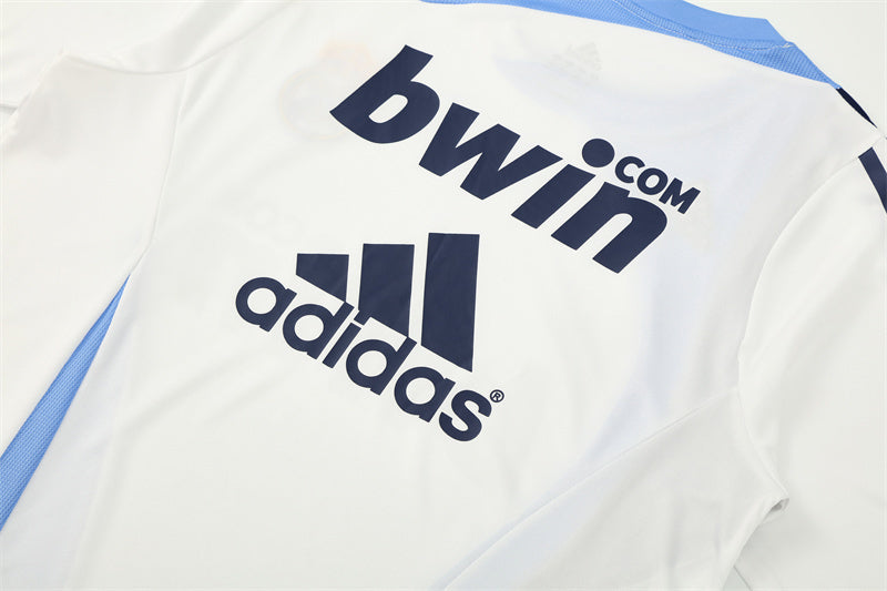 Real Madrid 2007/08 White Retro Training Top