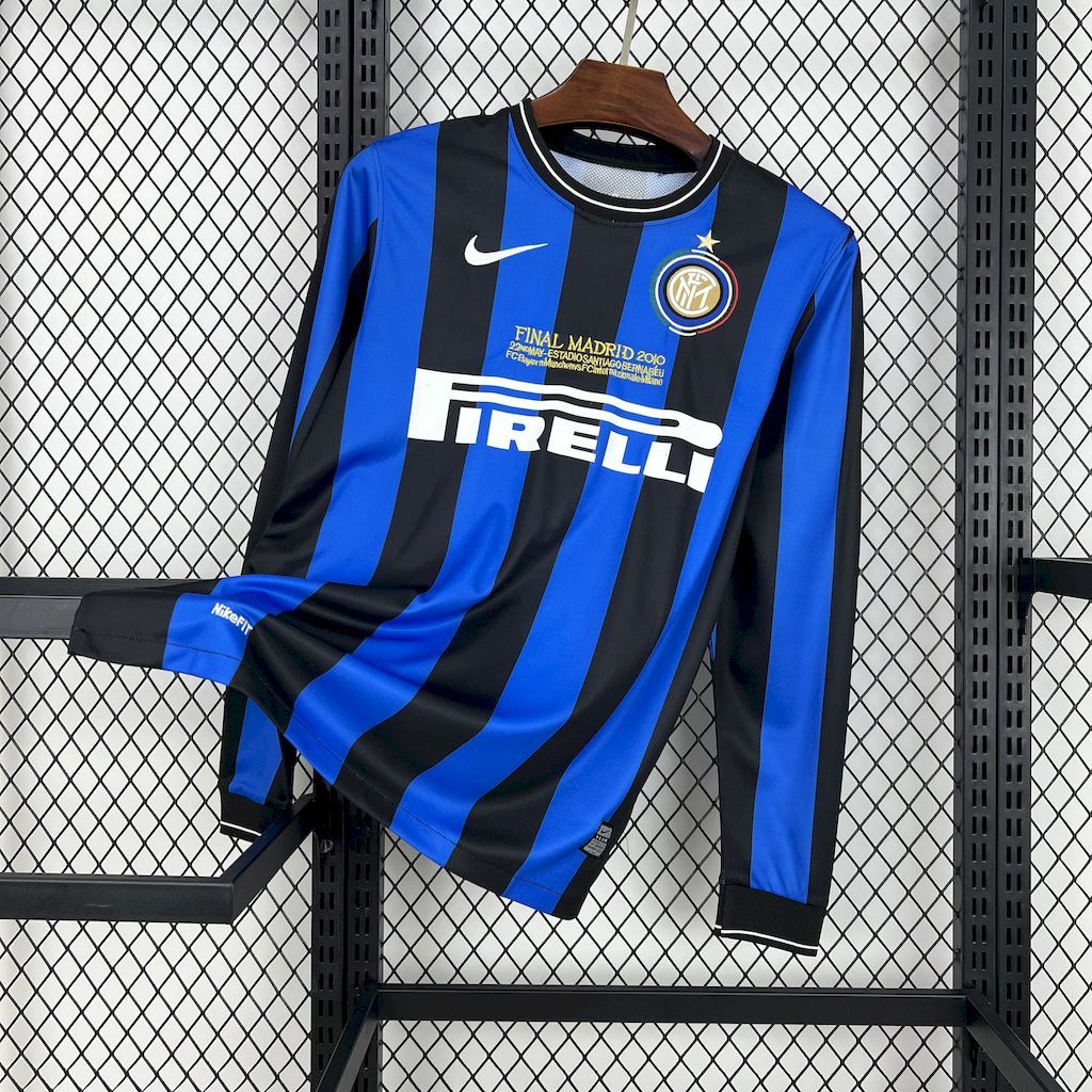 Inter Milan 2010 CL Final Home Long Sleeve - Retro
