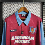 West Ham United 1995/97 Home Long Sleeve - Retro