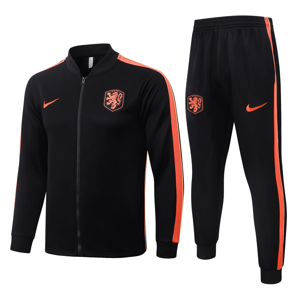 Netherlands 2026/27 Black Tracksuit  | Adult + Kids Sizes
