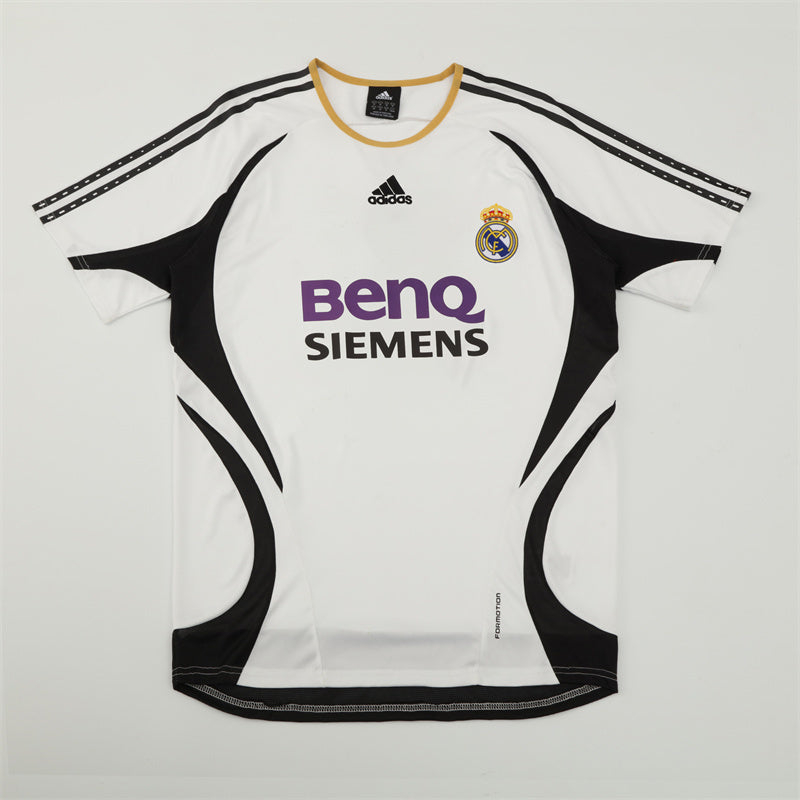 Real Madrid 2006/07 White Retro Training Top