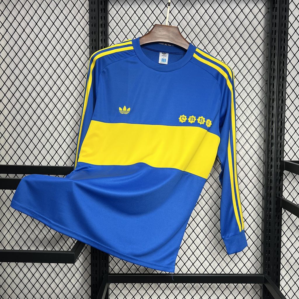 Boca Juniors 1981/82 Home Long Sleeve - Retro