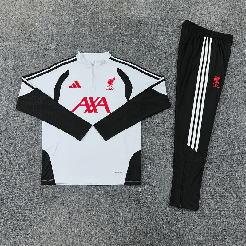 Liverpool FC 2026/27 Grey ¼  Zip Training Set | Adult + Kids Sizes