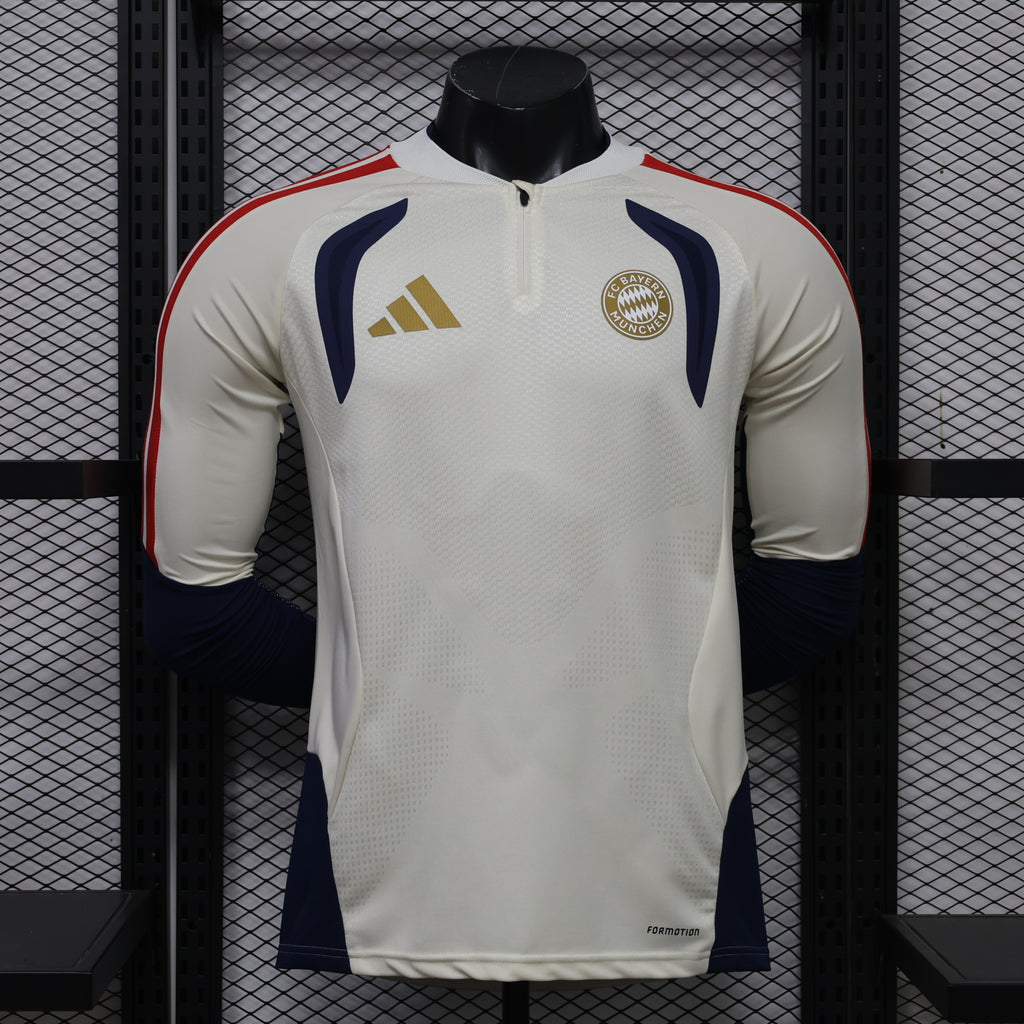 Bayern Munich 2026/27 White ¼  Zip Player Version Training Top