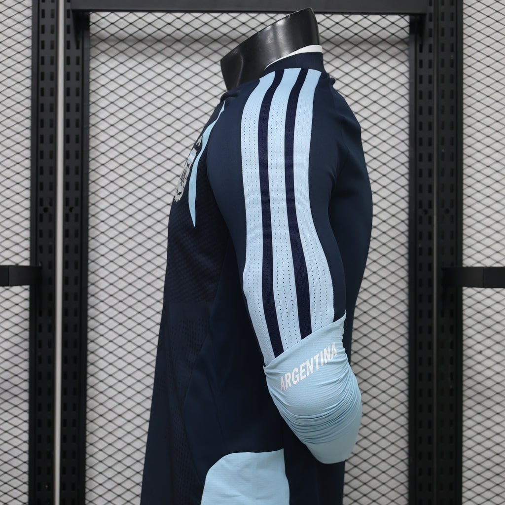 Argentina 2026 Navy ¼  Zip Player Version Training Top