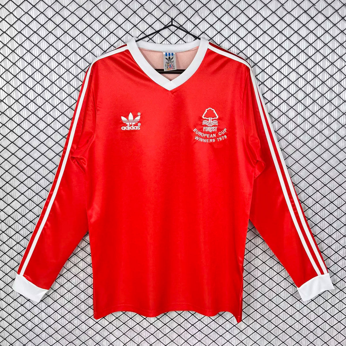 Nottingham Forest 1977/80 Home Long Sleeve - Retro
