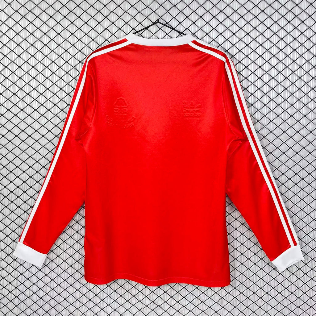 Nottingham Forest 1977/80 Home Long Sleeve - Retro