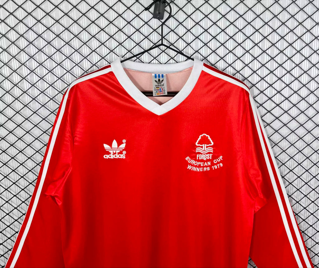 Nottingham Forest 1977/80 Home Long Sleeve - Retro