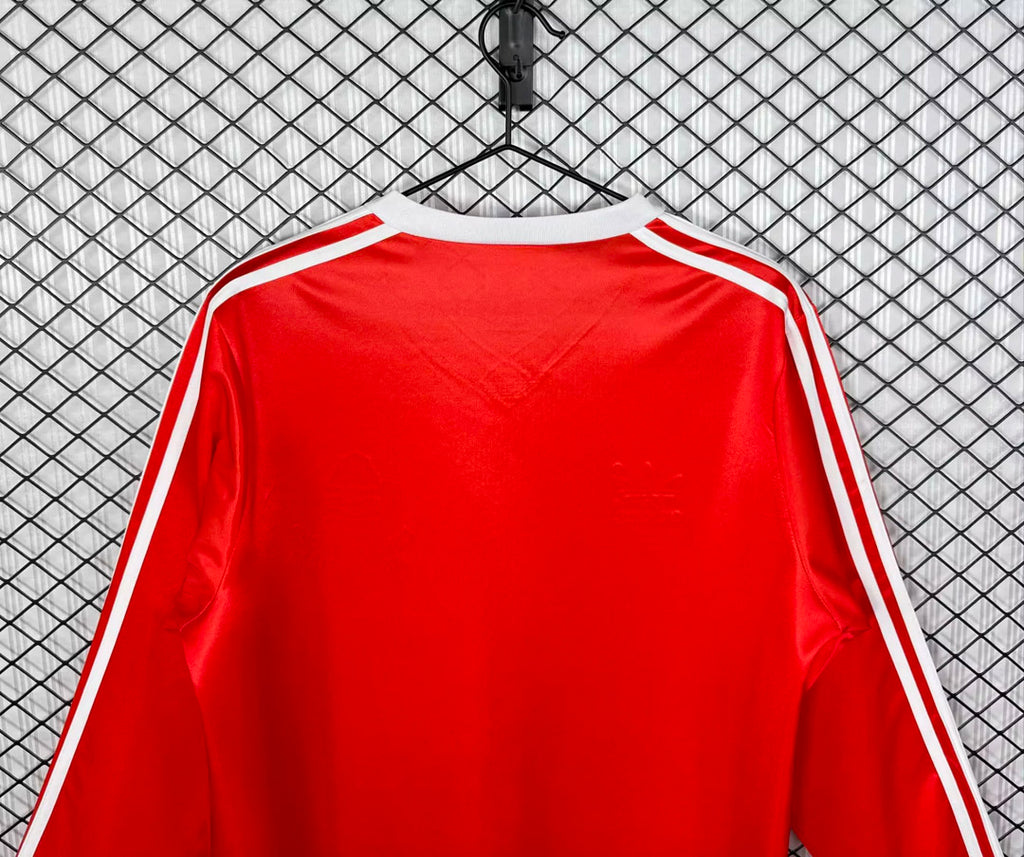 Nottingham Forest 1977/80 Home Long Sleeve - Retro