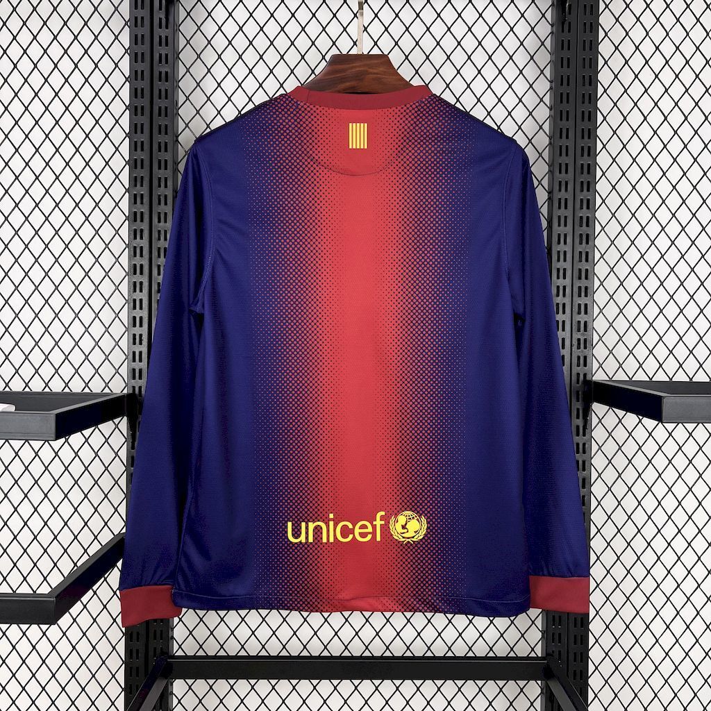 Barcelona 2012/13 Home Long Sleeve - Retro