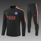 Paris Saint-Germain 2026/27 Black ¼  Zip Training Set | Adult + Kids Sizes