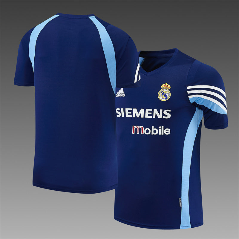 Real Madrid 2003/04 Navy Retro Training Top
