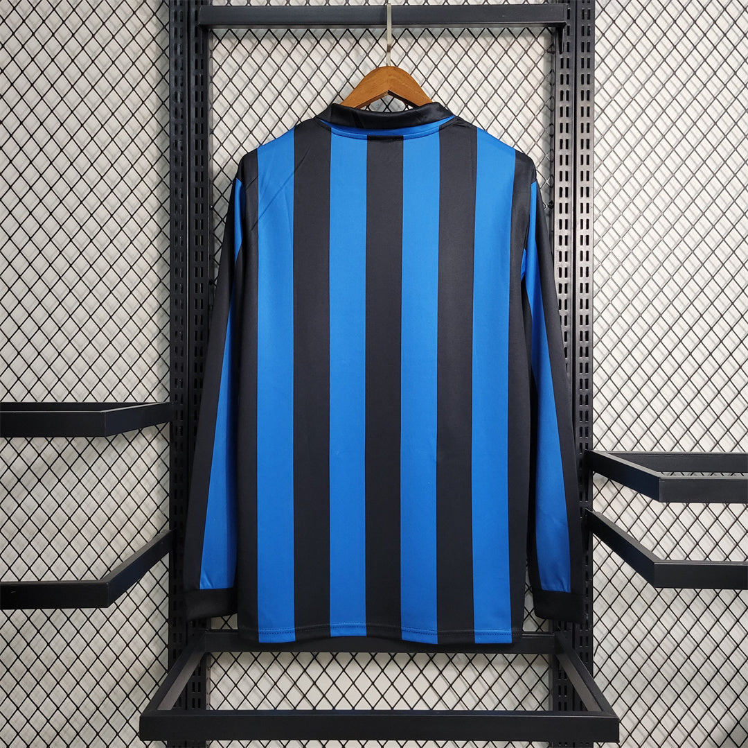 Inter Milan 1988/89 Home Long Sleeve - Retro