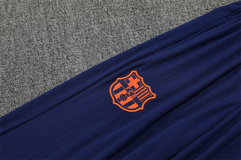 Barcelona 2025/26 Navy T90 ¼ Zip Training Set | Adult + Kids Sizes