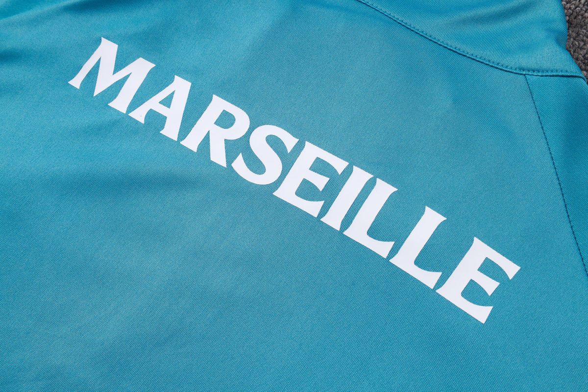 Marseille 2026/27 Blue ¼  Zip Training Set | Adult + Kids Sizes