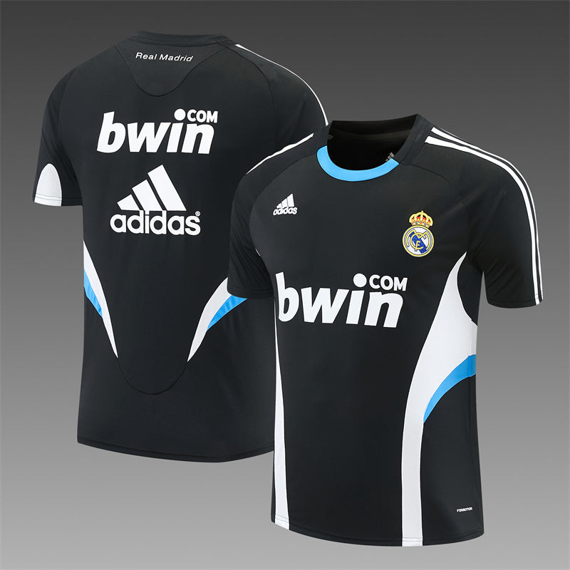 Real Madrid 2008/09 Black Retro Training Top