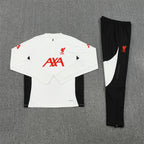 Liverpool FC 2025/26 White ¼  Zip Training Set | Adult + Kids Sizes