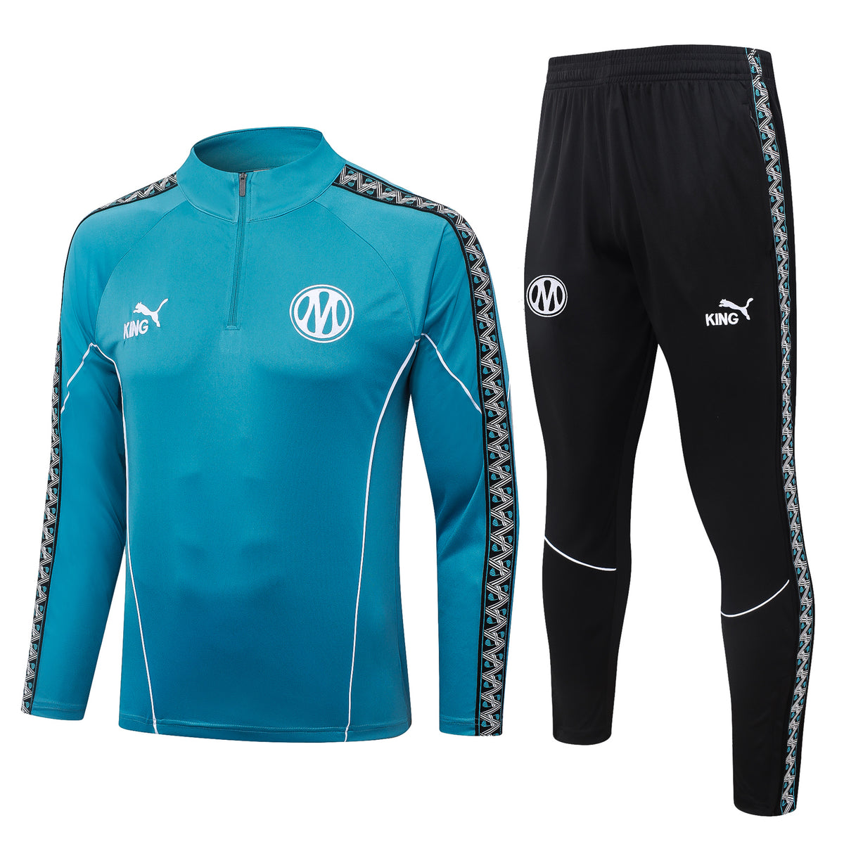 Marseille 2026/27 Blue ¼  Zip Training Set | Adult + Kids Sizes
