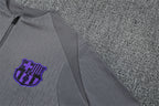 Barcelona 2025/26 Grey Kobe ¼ Zip Training Set | Adult + Kids Sizes
