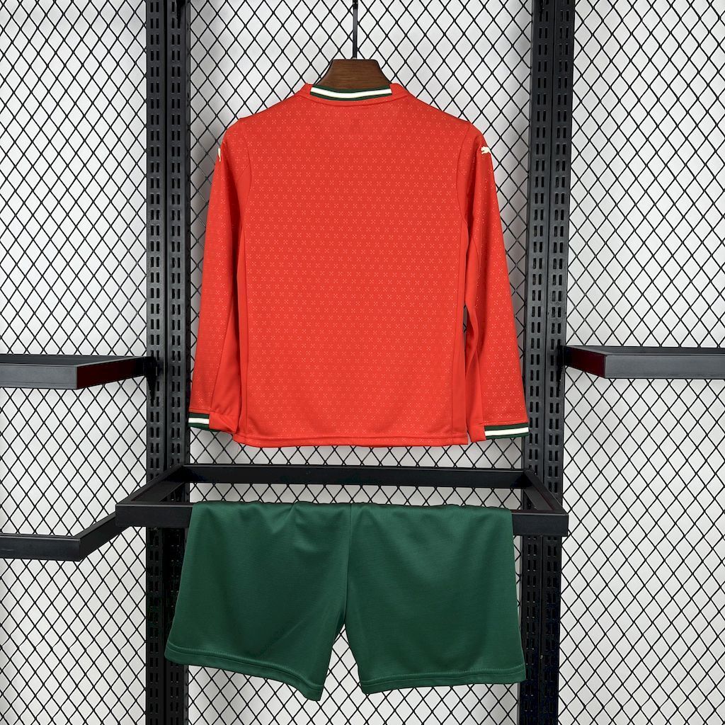Portugal 2025 Home Long Sleeve - Kid Kit