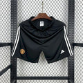 Manchester United 2025/26 Home Black  - Fan Shorts