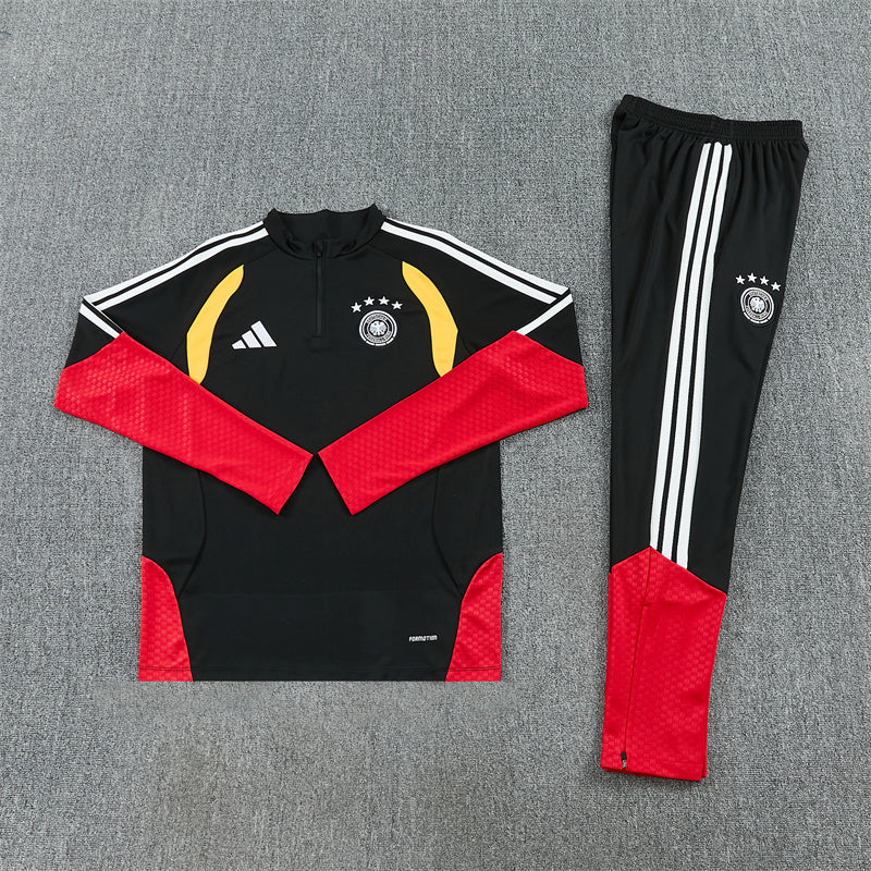 Germany 2026/27 Black ¼  Zip Training Set | Adult + Kids Sizes