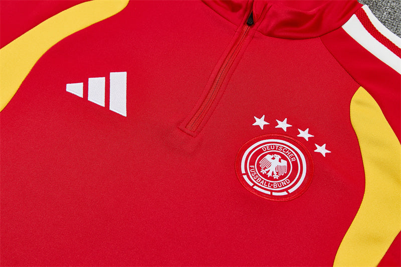 Germany 2026/27 Red ¼  Zip Training Set | Adult + Kids Sizes