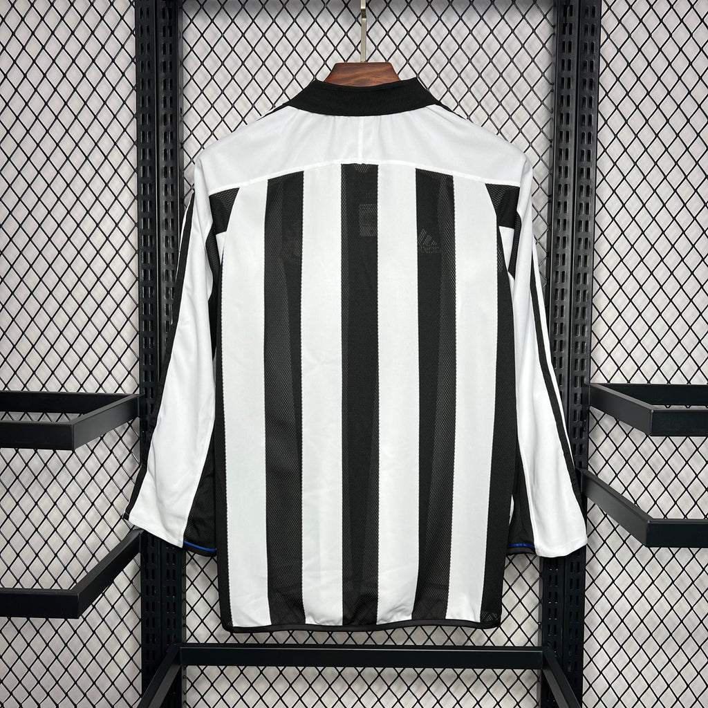 Newcastle United 2003/05 Home Long Sleeve - Retro