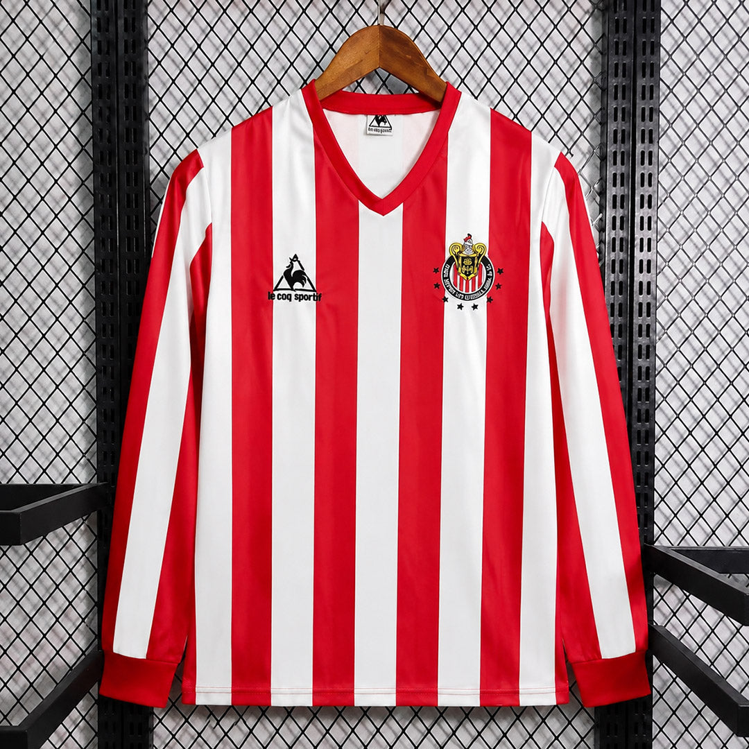 Chivas de Guadalajara 1986/87 Home Long Sleeve - Retro