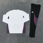 Manchester United 2025/26 White ¼  Zip Training Set | Adult + Kids Sizes