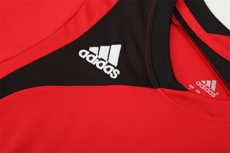 AC Milan 2007/08 Red Retro Training Top