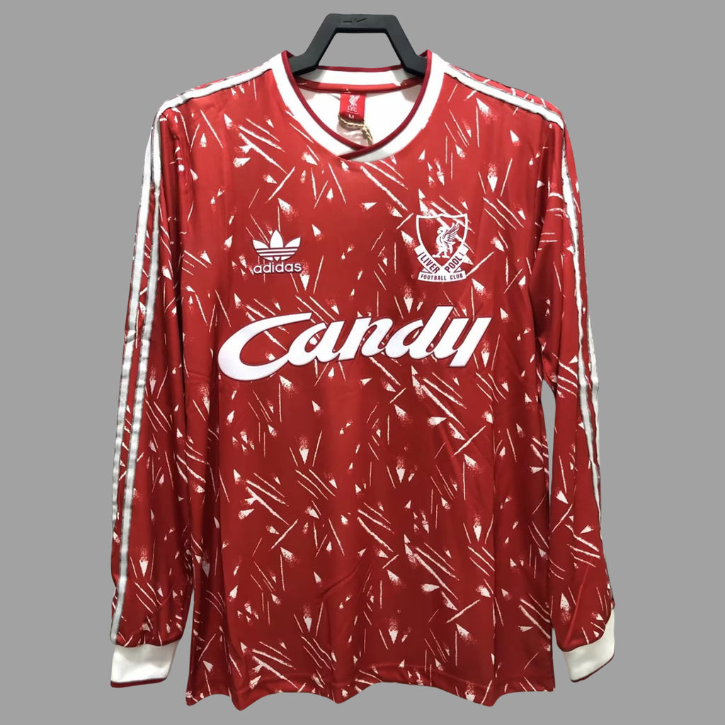 Liverpool FC 1989/91 Home Long Sleeve - Retro