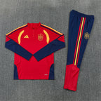 Spain 2026/27 Red/Navy ¼  Zip Training Set | Adult + Kids Sizes
