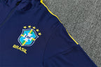 Brazil 2026/27 Navy Jordan ¼  Zip Training Set | Adult + Kids Sizes