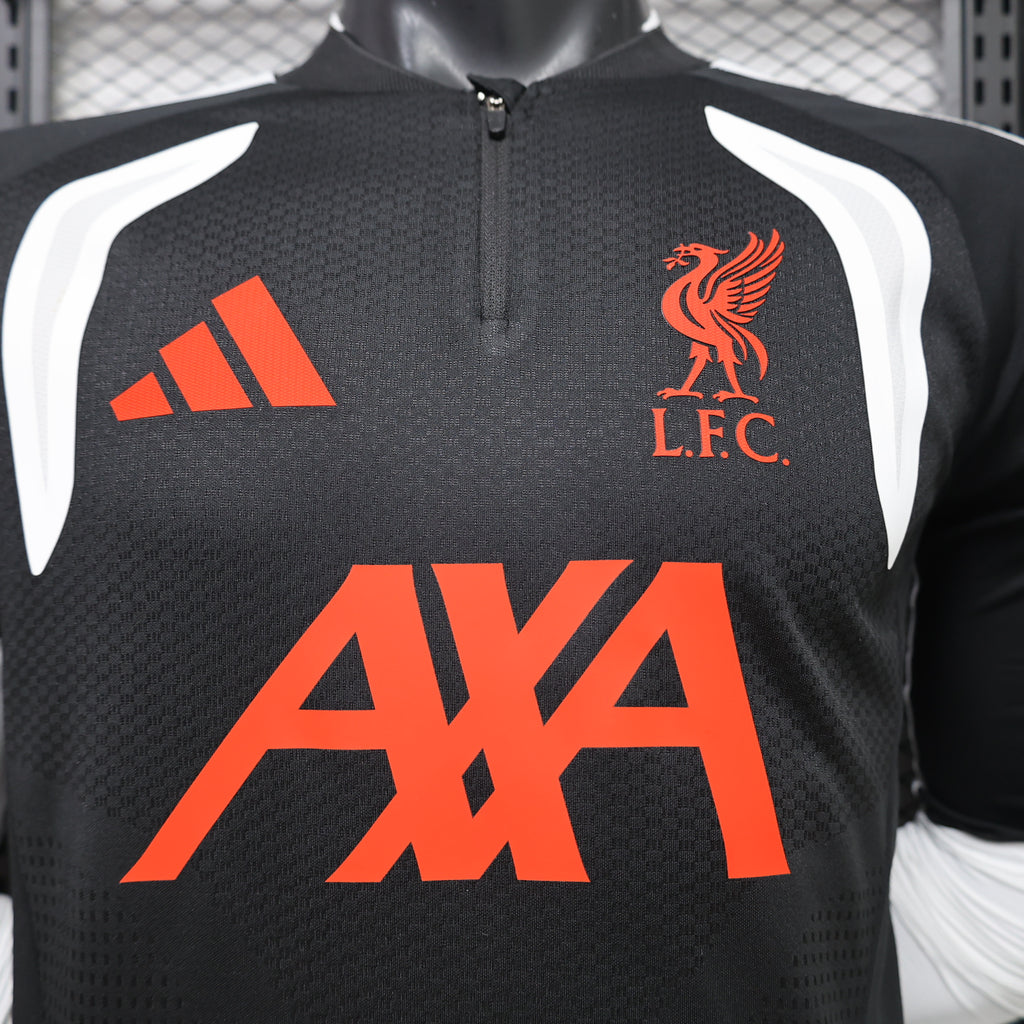 Liverpool FC 2026/27 Black ¼  Zip Player Version Training Top
