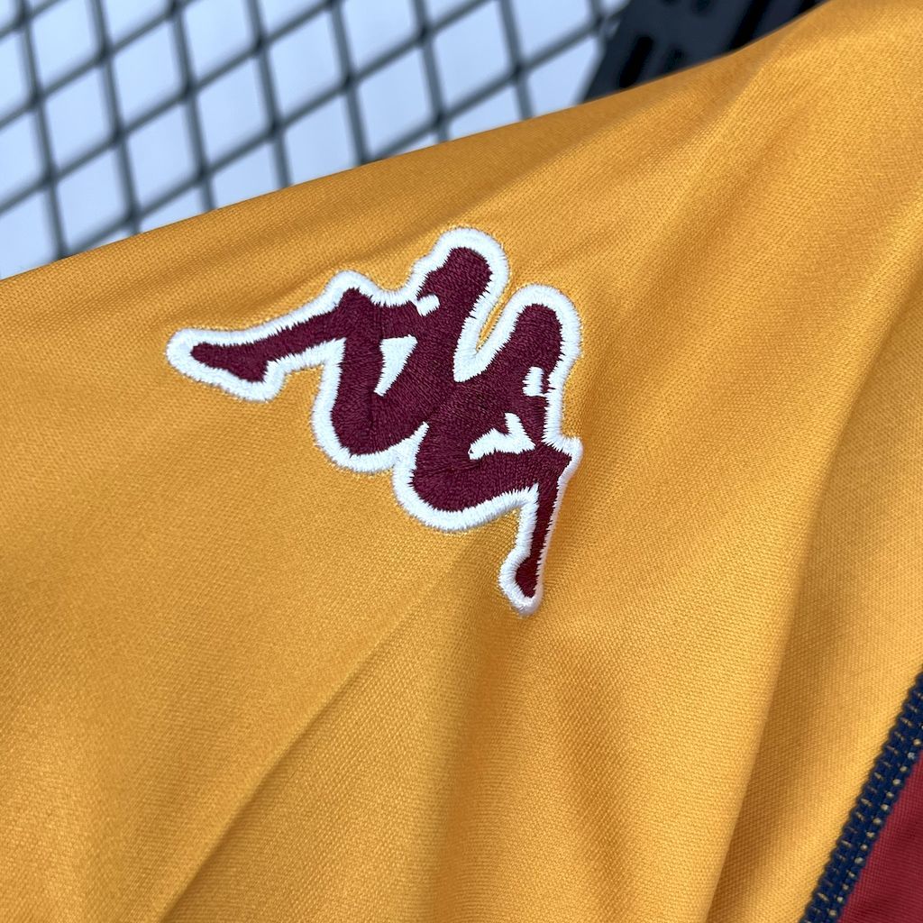 Roma 2001/02 Euro Home Long Sleeve - Retro