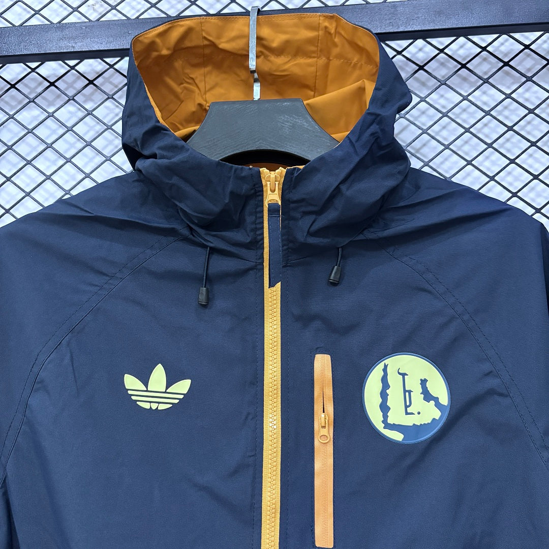 Al-Nassr 2026/27 Navy Hooded Windbreaker