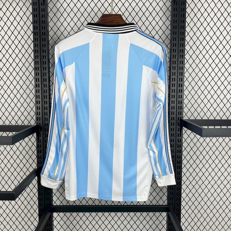 Argentina 1998 Home Long Sleeve - Retro