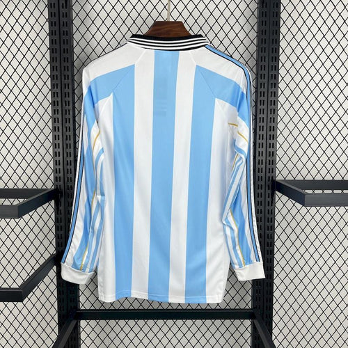 Argentina 1998 Home Long Sleeve - Retro
