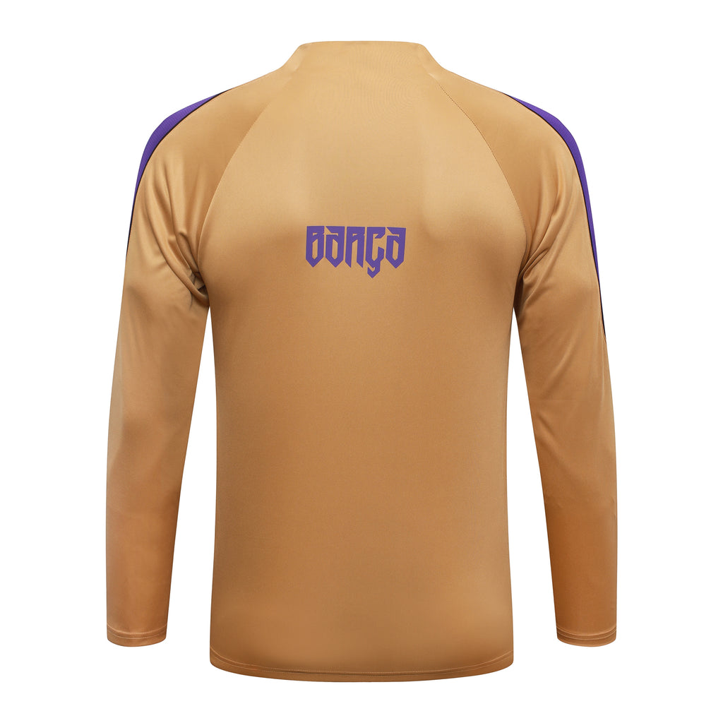 Barcelona 2026/27 Gold ¼ Zip Training Set | Adult + Kids Sizes