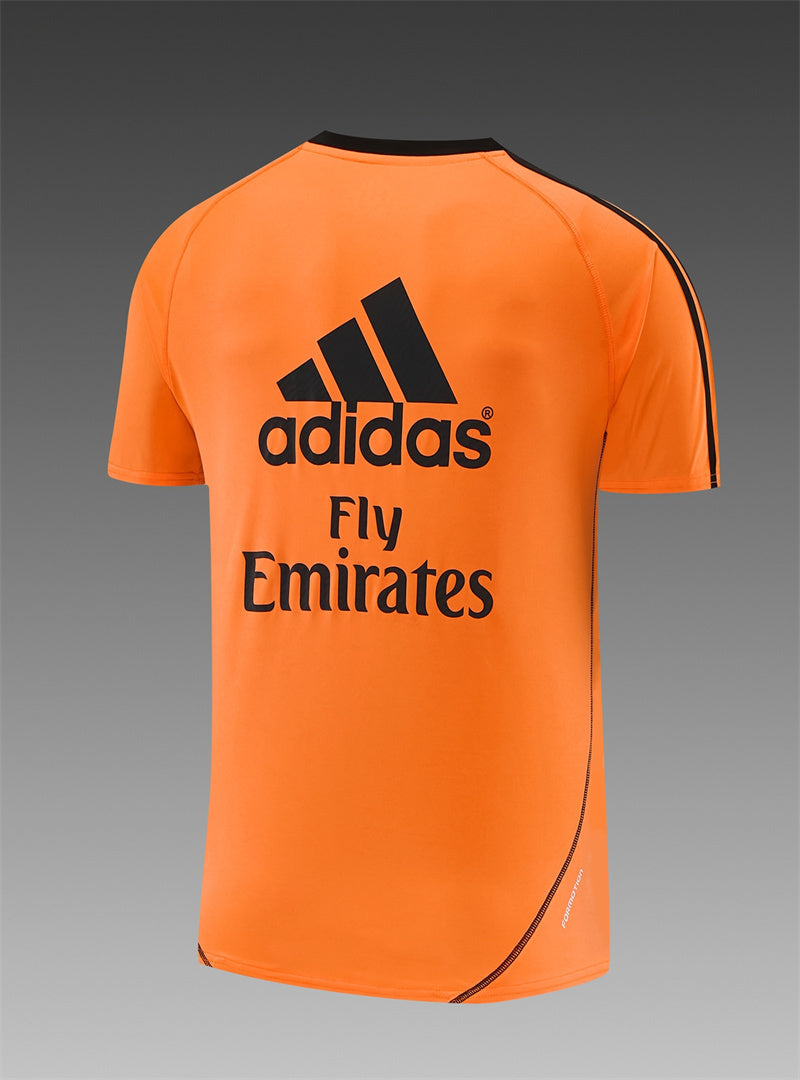 Real Madrid 2013/14 Orange Retro Training Top