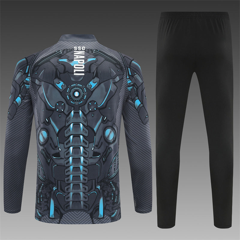 Napoli 2025/26 Grey ¼ Zip Training Set | Adult + Kids Sizes