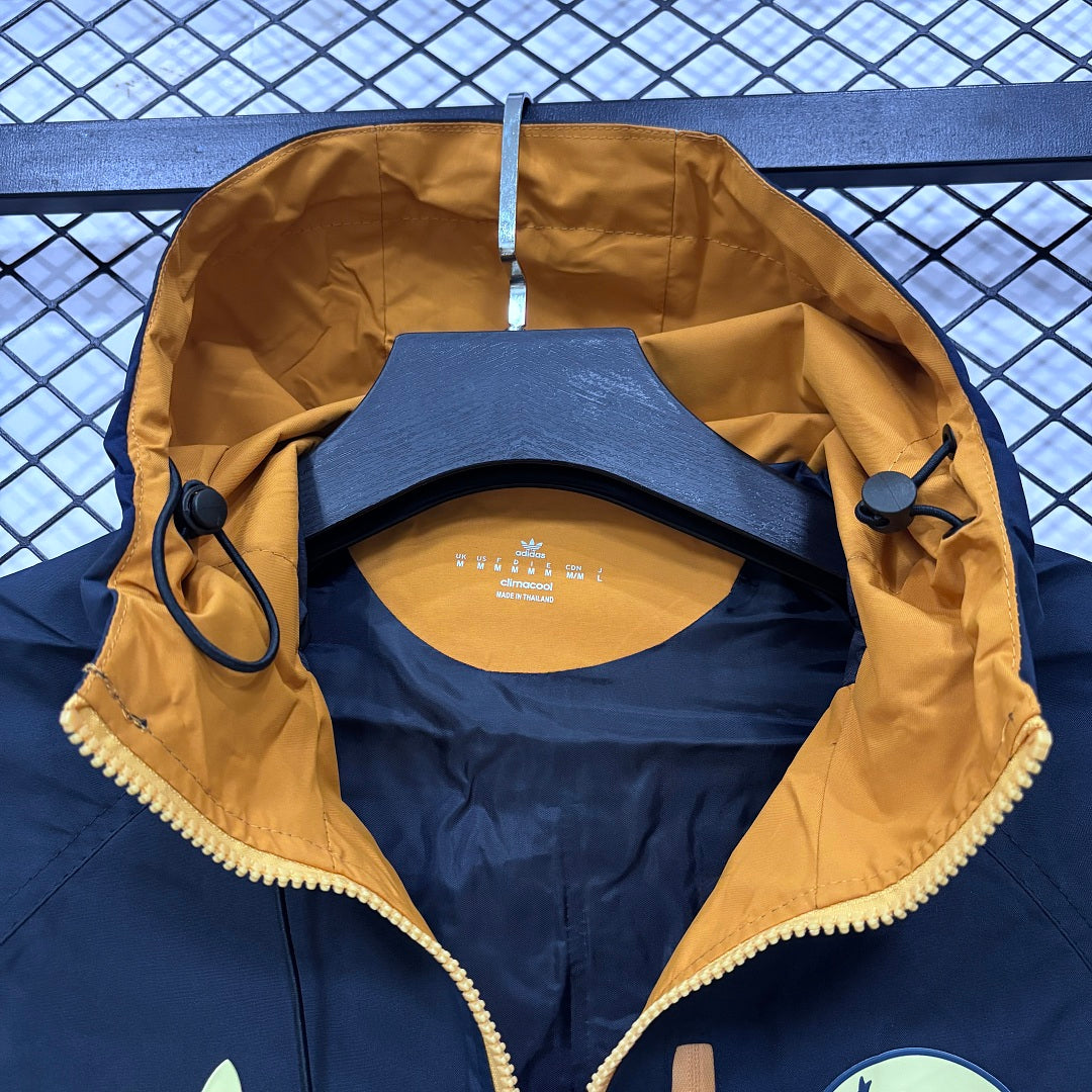 Al-Nassr 2026/27 Navy Hooded Windbreaker