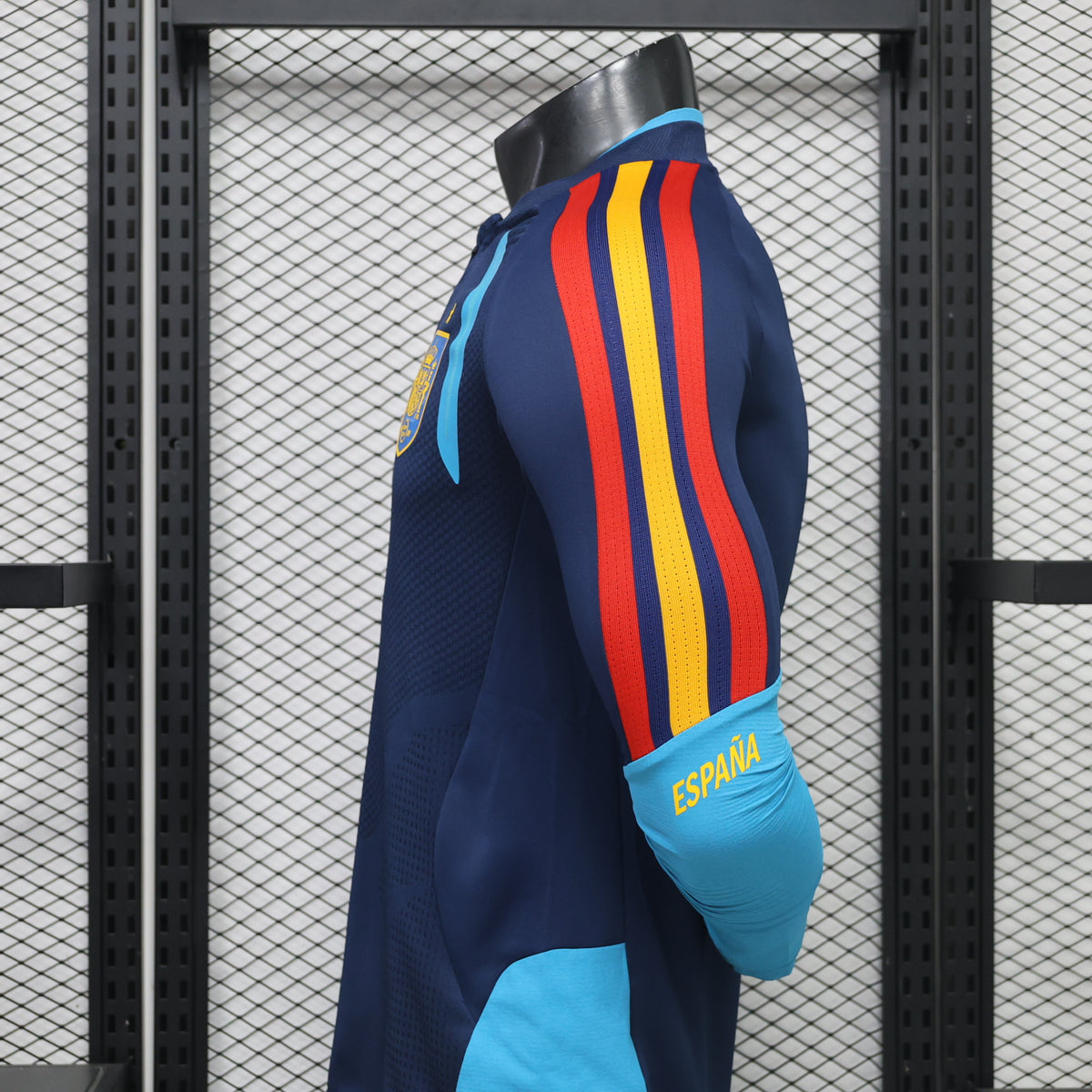 Spain 2026 Navy ¼  Zip Player Version Training Top