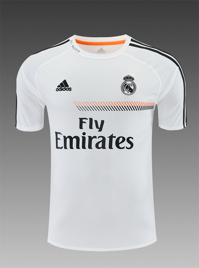 Real Madrid 2013/14 White Retro Training Top