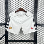 Manchester United 2025/26 Home White - Fan Shorts